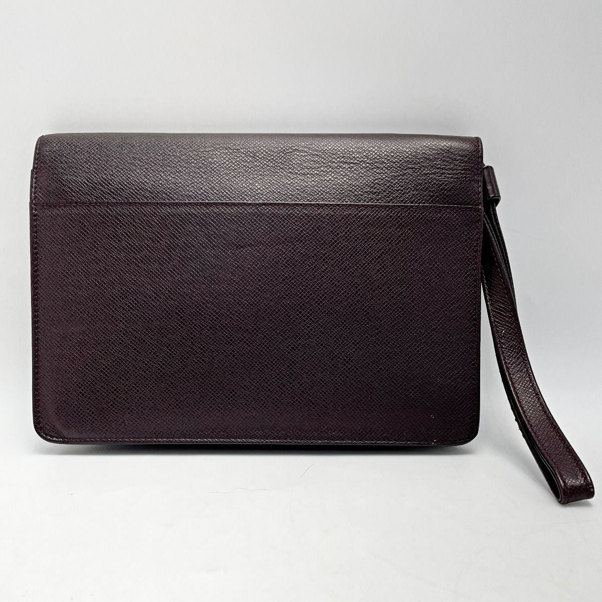 Louis Vuitton Taiga Clado M30196 Acaju Second Bag Men's Gold Hardware