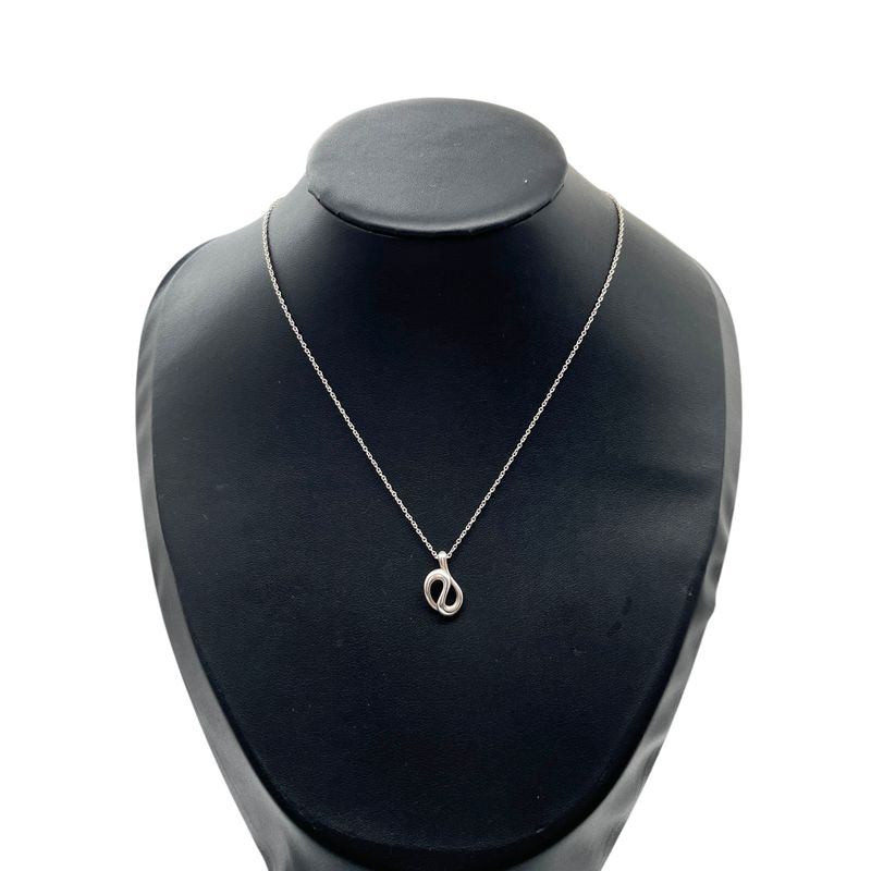 Tiffany & Co Tiffany & Co Open Wave Necklace Elsa Peretti Necklace Silver Women