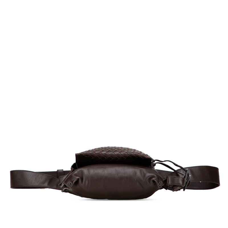 Bottega Veneta Intrecciato Brown Leather Women's Bottega Veneta