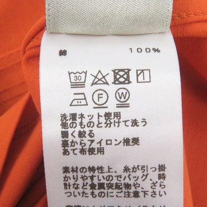 Hermes 100% Cotton H Logo Embroidery Crew Neck Short Sleeve Pocket T-shirt Cut