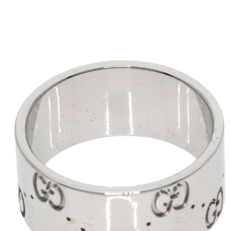Gucci Icon Wide #15 Ring - 18K White Gold Ladies