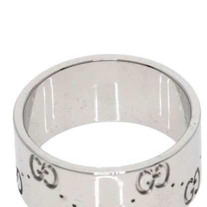 Gucci Icon Wide #15 Ring - 18K White Gold Ladies