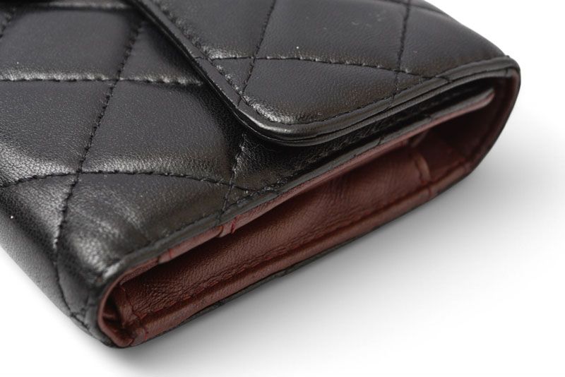 Chanel Wallet Trifold Chanel Wallet A31506 Timeless Classic Matelasse Caviar