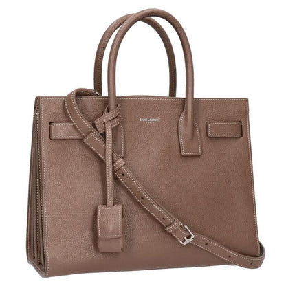 Saint Laurent Paris 421863 Baby Sac De Jour 2WAY Shoulder Leather Handbag Men's