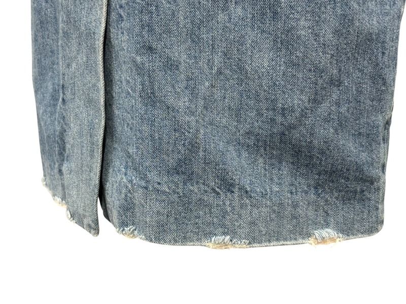 Miu Miu Denim Skirt Cotton Blue — view 5