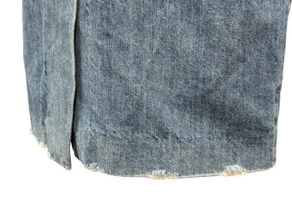 Miu Miu Denim Skirt Cotton Blue — view 5