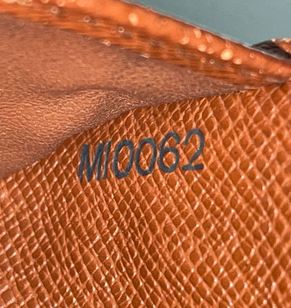 Louis Vuitton Monogram Compact Zip Fold Wallet M61667 Brown Made In France