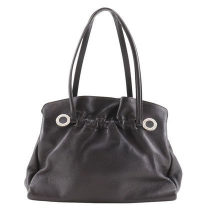 Bvlgari Twisted Calf Dark Brown Women's Tote Bag