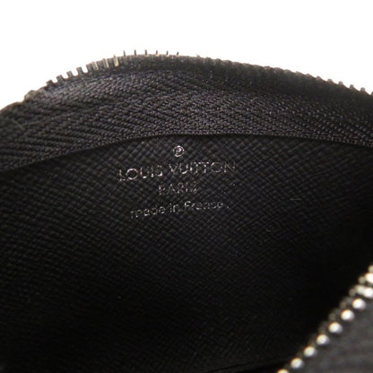 Louis Vuitton Pochette Cles Damier Graphite N60155 Black Coin Case LV 0390