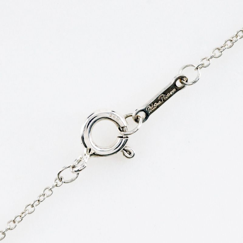 Tiffany & Co Loving Heart Paloma Picasso 925 Silver Ladies 2.7g Necklace
