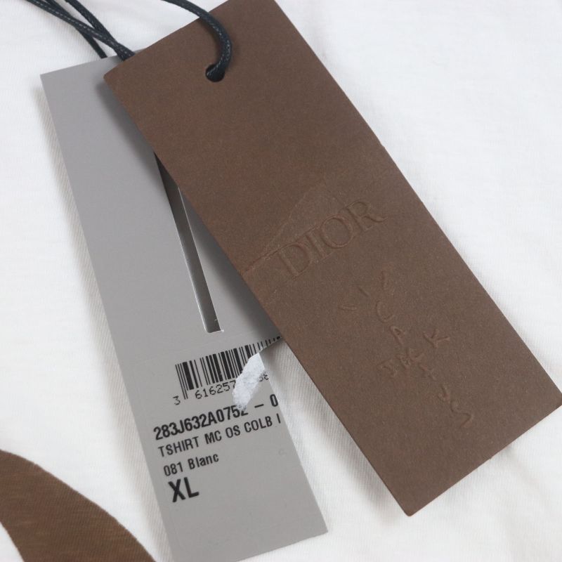  DIOR Cactus Jack DIOR Homme Cactus Jack 283j632a0752 100% Cotton Logo Print