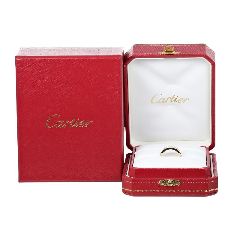 Cartier Love 18K Yellow Gold And 6P Diamonds Size 9 Ladies 7.61g Ring