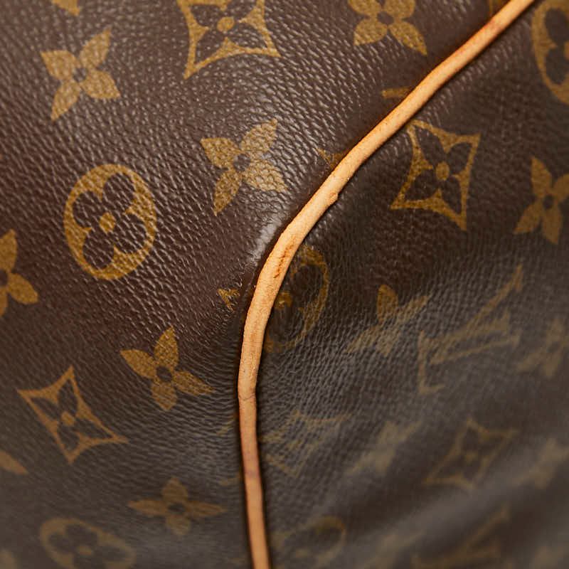 Louis Vuitton Monogram Keepall 60 Boston Bag Travel Bag M41422 Brown PVC