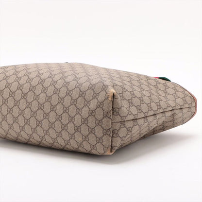Gucci GG Supreme Tote Bag 211134 Unisex Brown Made In Italy