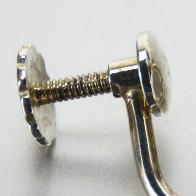 Tiffany & Co Earring Open Heart Silver 925 Approx 2.2g Silver Cute Fashionable