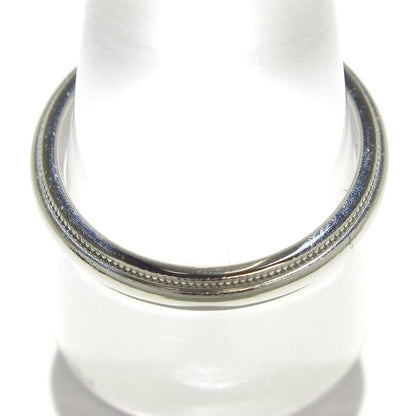 Tiffany & Co Ring Identical Milgrain Band Ring Pt950