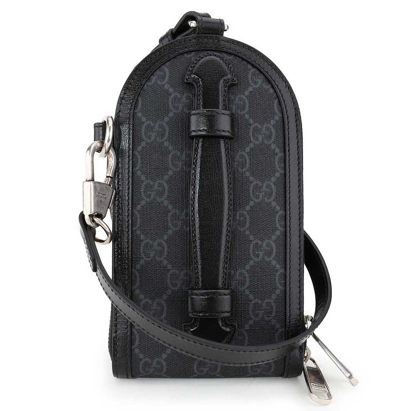 Gucci Shoulder Bag GG Supreme Black/gray