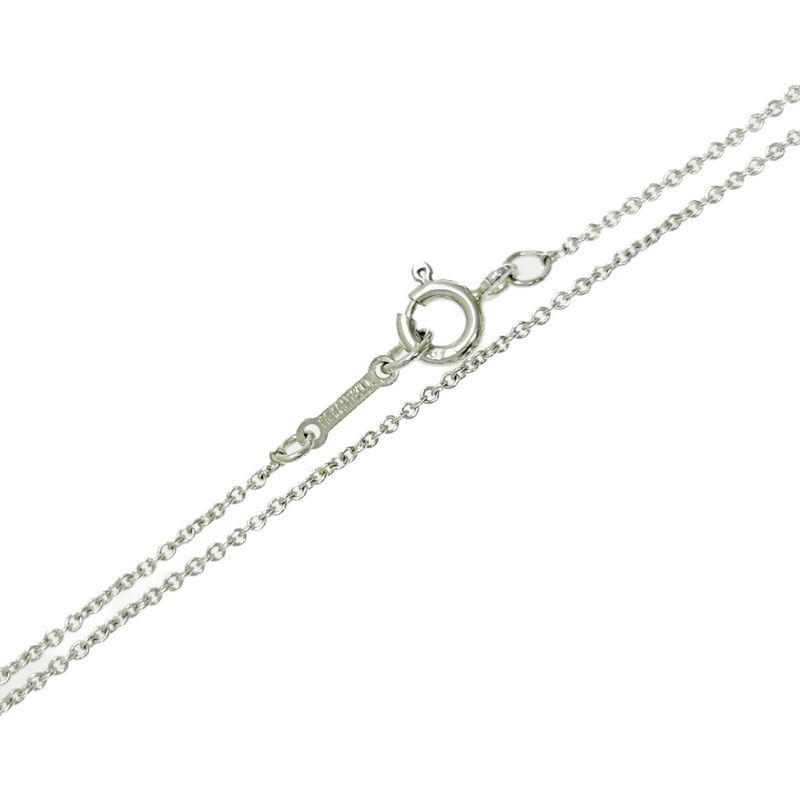 Tiffany & Co Silver Elsa Peretti Tia Dos Rop Necklace 2.9g 925 Engraved 404297