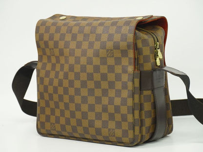 Authentic Louis Vuitton LV Naviglio Damier Ebène Shoulder Bag Messenger Bag