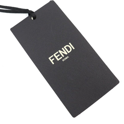 Fendi 2022 Fzx034 Cashmere Blend FF Logo Zucca Pattern Monogram Crewneck Long