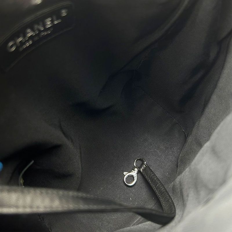 Chanel Backpack Matelasse Coco Mark Lambskin Leather 23rd Black Multicolor