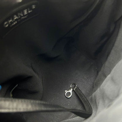 Chanel Backpack Matelasse Coco Mark Lambskin Leather 23rd Black Multicolor