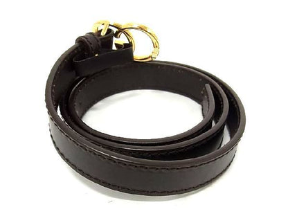 Gucci GG Marmont Leather Gold Hardware Belt Size 42 Ladies Brown