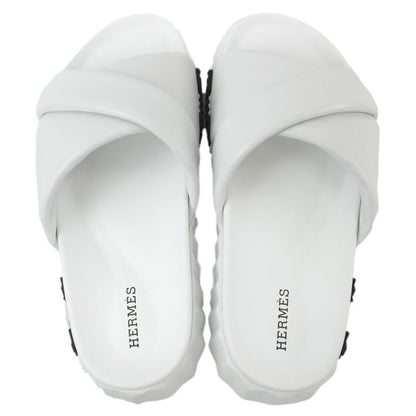 Hermes Infra Sandals White Size 36 23.0cm (9.06in) Equivalent Leather
