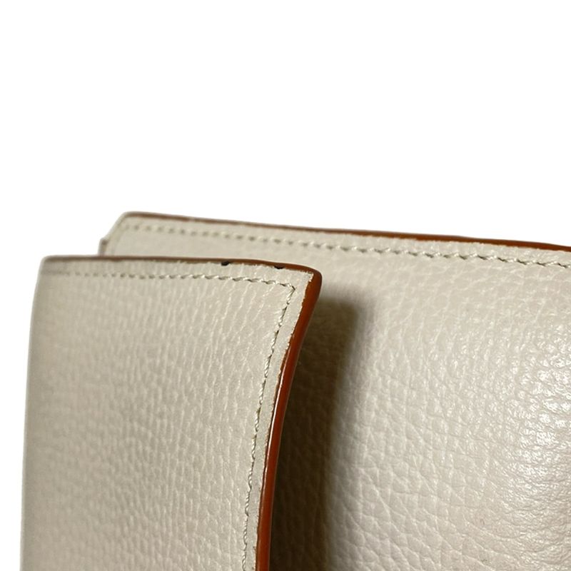 Loewe Trifold Wallet - Grey Beige Leather