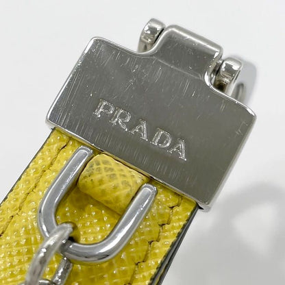 Prada Key Holder Yellow SOLE F0377 2pp040 Never Used