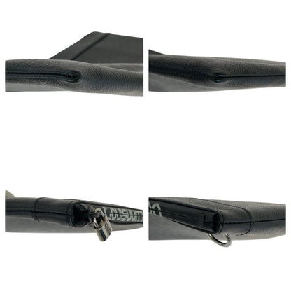 Louis Vuitton Taiga Pochette Apollo Black Silver Hardware Leather M30086 Clutch