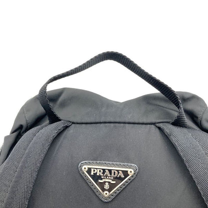 Prada Backpack Daypack Black Nylon Women Men Fashion