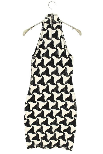 Bottega Veneta 688937 V1n60 Wave Triangle Dress Women's Xs