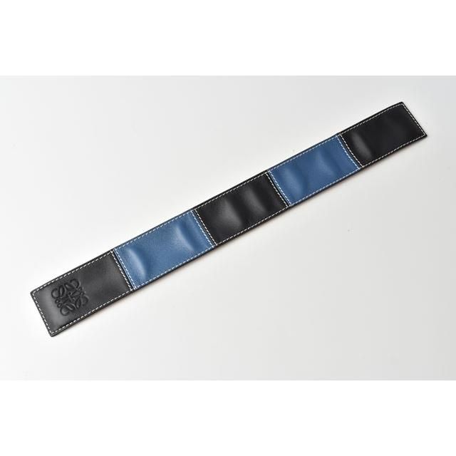 Unused Loewe Bracelet Bangle Men's Women's Anagram Black Blue