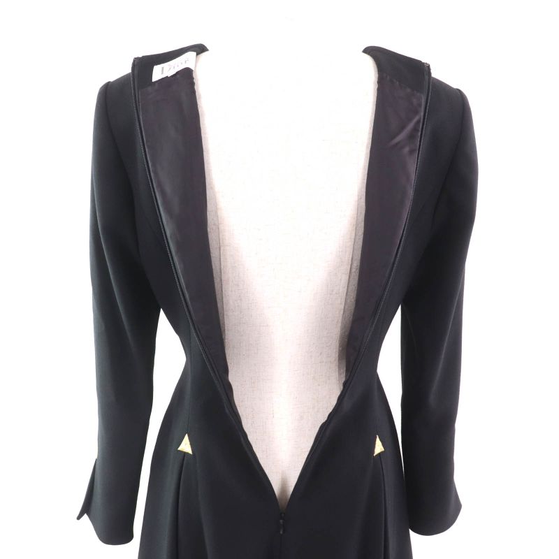 Mademoiselle DIOR Mademoiselle DIOR Vintage 100% Wool Flared Silhouette Long