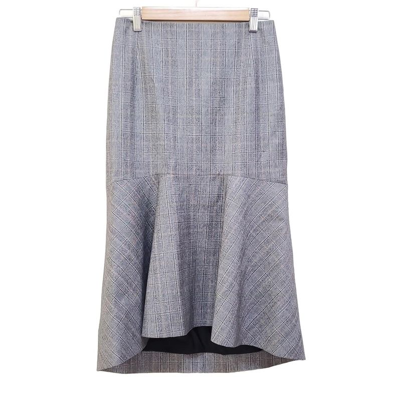 Balenciaga Long Skirt Size 36 S Women - 571616 Gray Checked