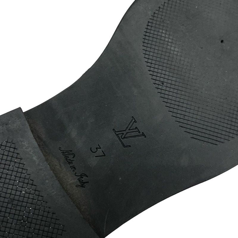 Louis Vuitton Boots Short Boots Shoes Halako Brown Ankle Boots Leopard Belt