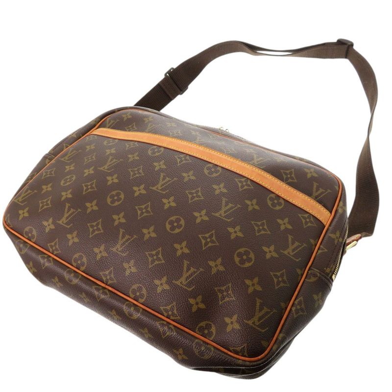 Louis Vuitton Reporter GM Monogram M45252 Brown Shoulder Bag LV 1323 Louis