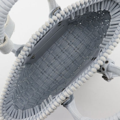 Balenciaga Bistro Basket Bag XS 2WAY Shoulder Vintage Finish 671342 Denim Light