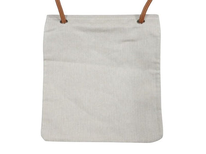 Hermes Aline MM Shoulder Bag H Plume Canvas Ivory Brown — view 3