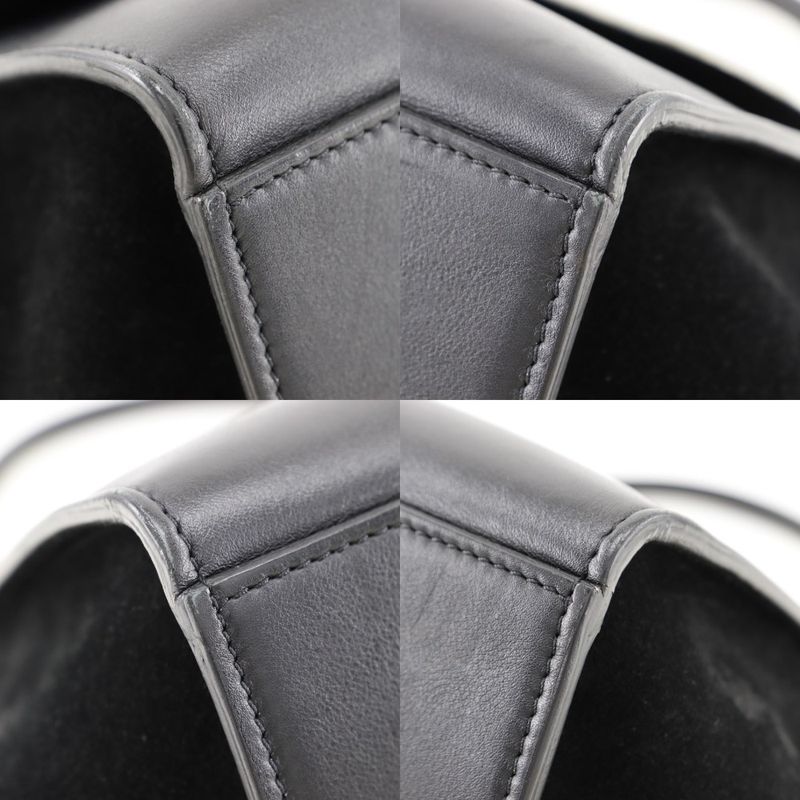 Celine Trapeze Medium 1695430ta Calf And Suede Black/white Ladies Handbag