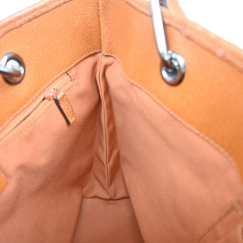 Gucci Shoulder Tote Bag Canvas Leather Brown 36ka917