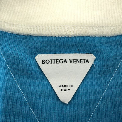 Bottega Veneta 2-Tone Crew Neck T-Shirt 702429 V16e0 White Blue S