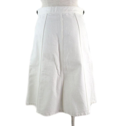 Louis Vuitton 100% Cotton Monogram Ribbon With Logo Button Front Slit White