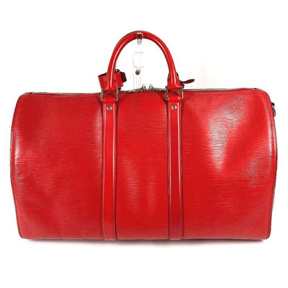 Louis Vuitton Boston Bag Keepall Bandoliere 45 M53419 Epi Leather Red