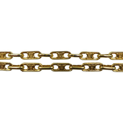 Celine Macadam Long GP Gold Necklace 0209 Celine