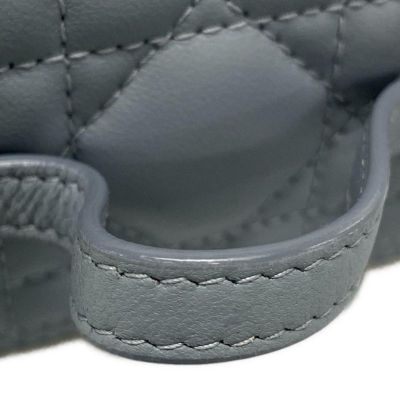 Dior/christian Dior Vanity Bag Lady Dior Micro Vanity S0935onmj Blue-grey