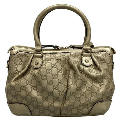 Gucci Handbag Sookie/shima Line 247902 Gold Leather