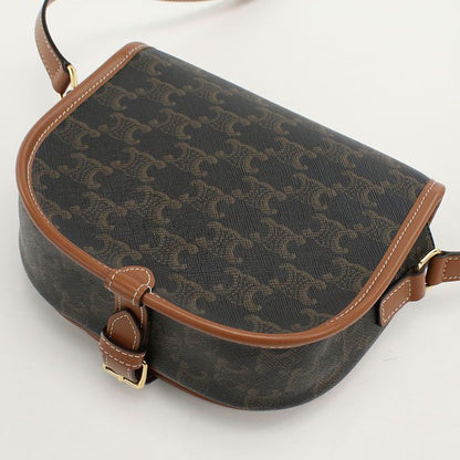 Celine Medium Folco Bag Triomphe Canvas 19150 2BZJ 04LU Shoulder Bag Triomphe