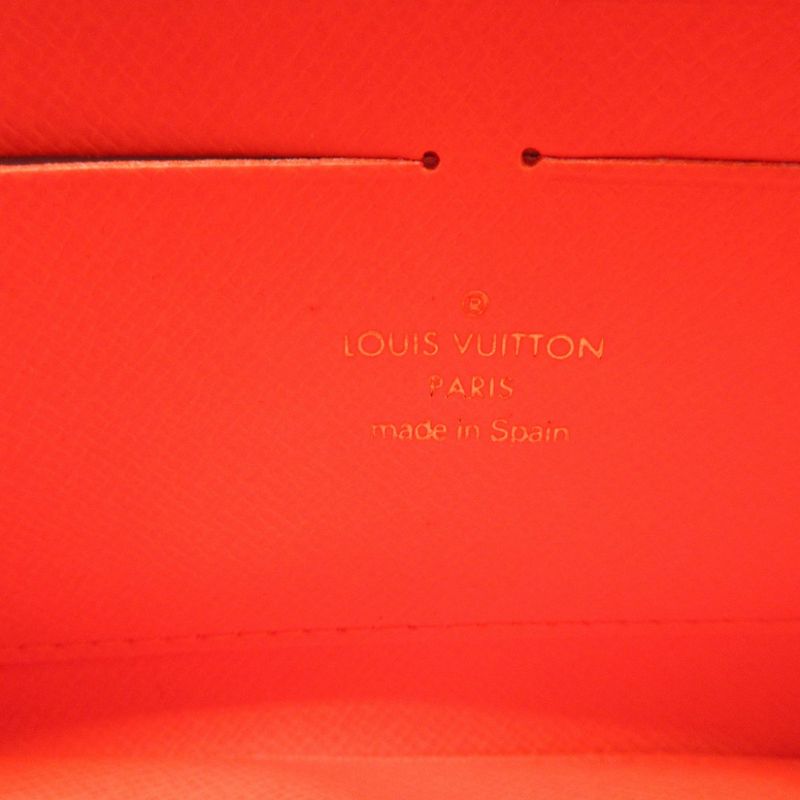 Louis Vuitton M93711 Monogram Graffiti Zippy Wallet Orange 0081 Louis Vuitton